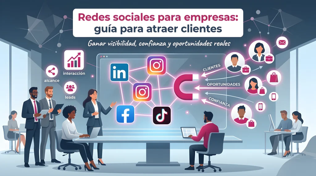 Redes sociales para empresas: guía para atraer clientes